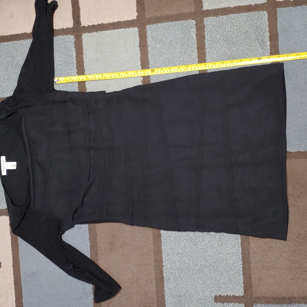 White House Black Market Sheer Tiered Front Dress S - Picture 12 of 14